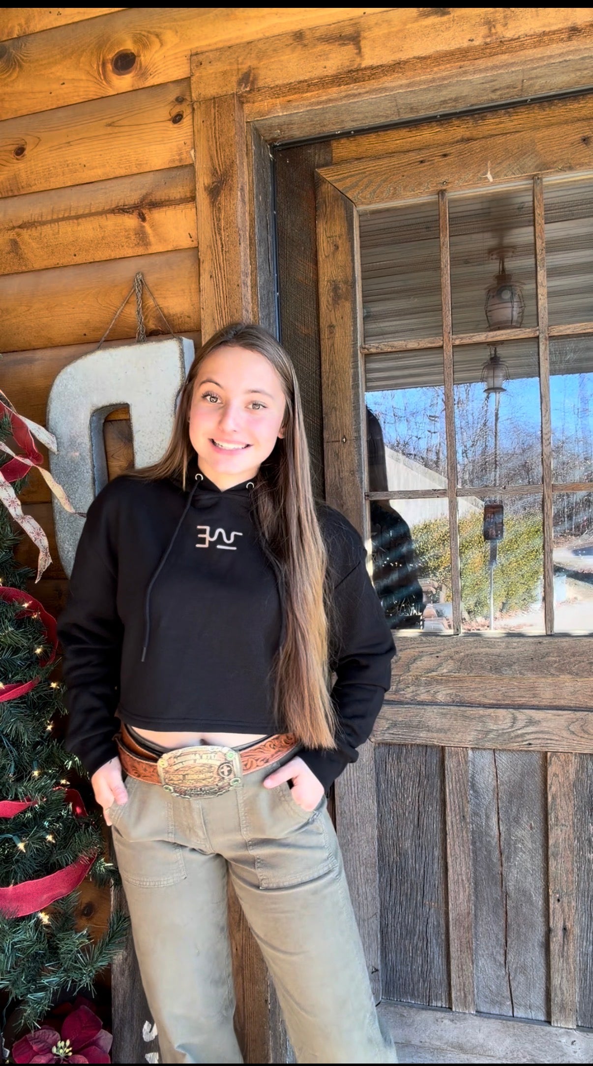 Cropped Fleece Hoddies