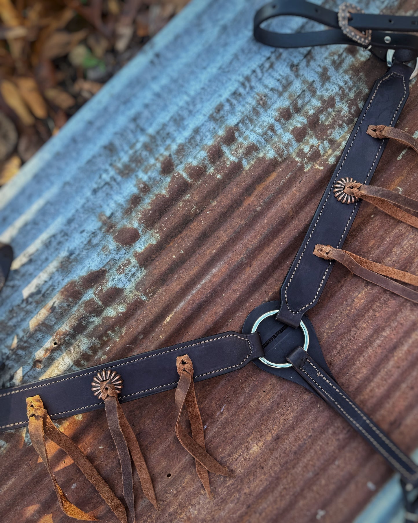 Copper Pinwheel Breast Collar