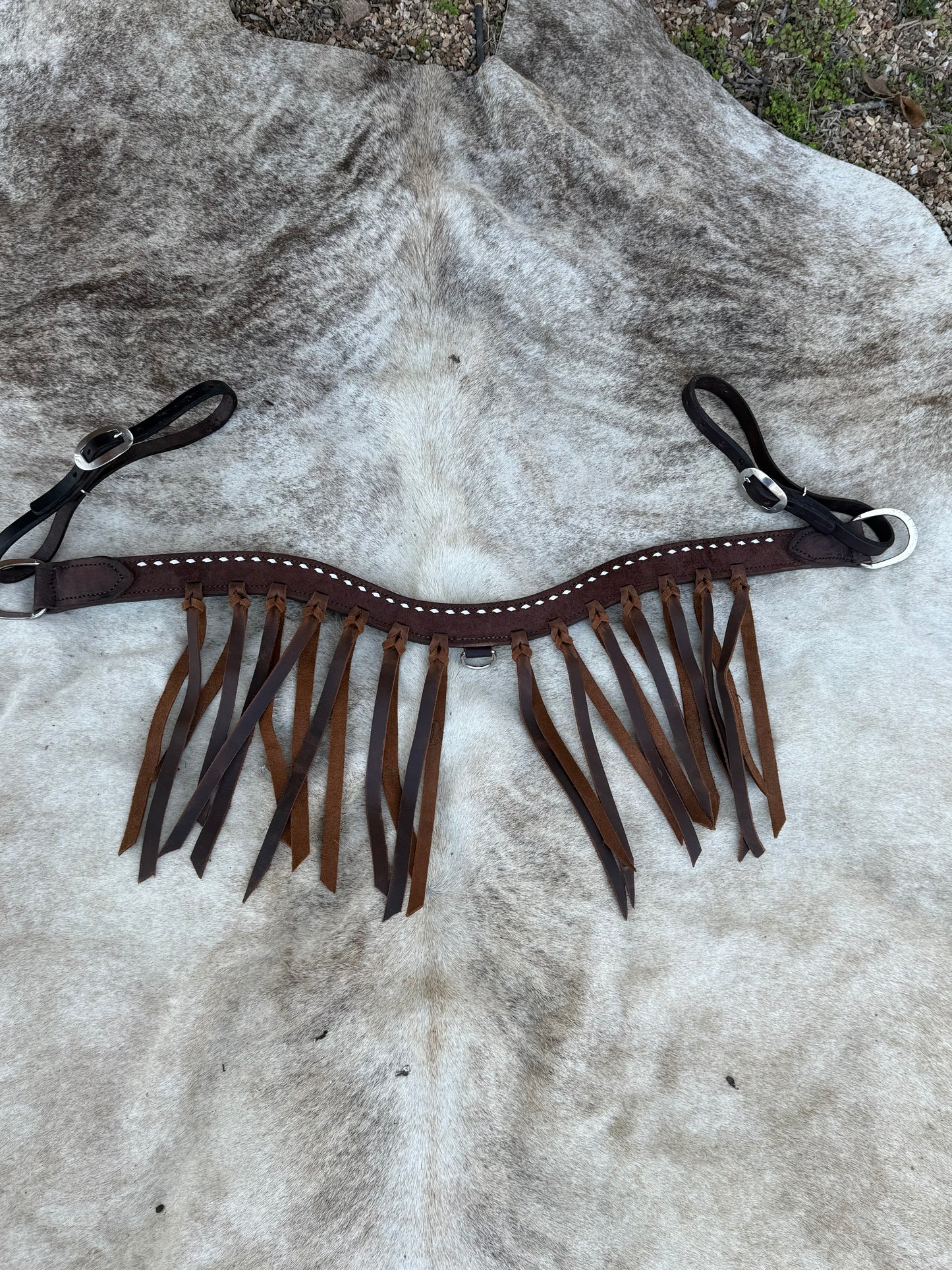 Chocolate Brown Narrow tripping collar