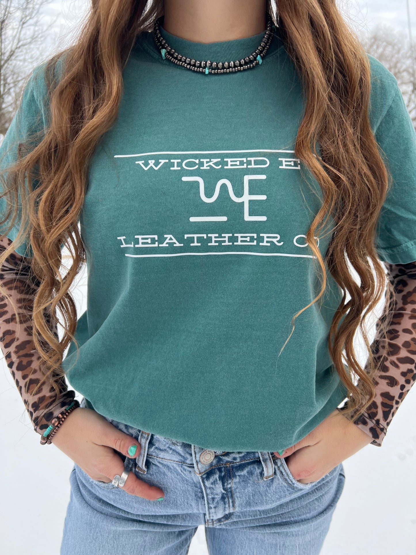 Teal Brand Tee Shirt