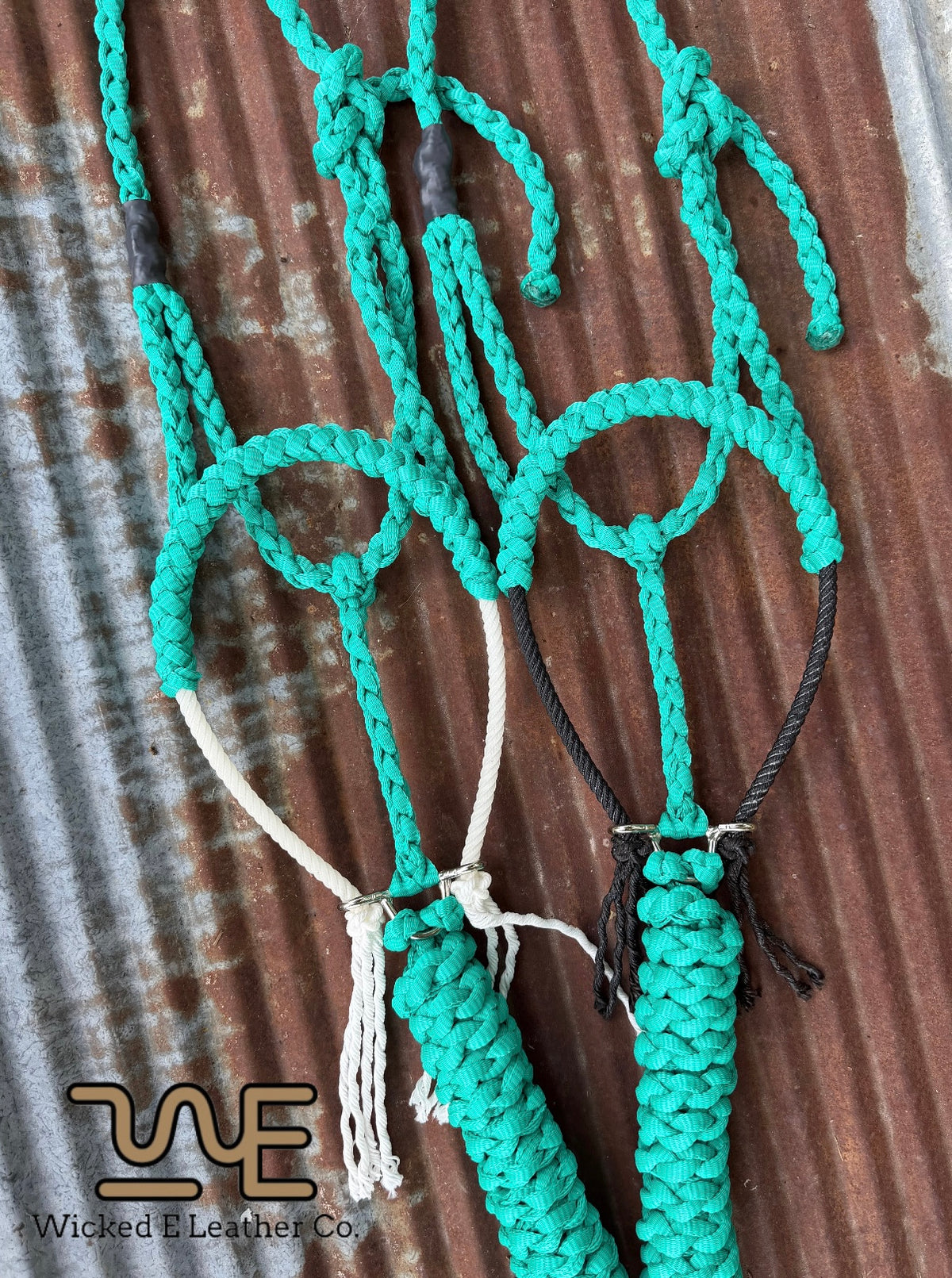 Turquoise Muletape Rope Halter