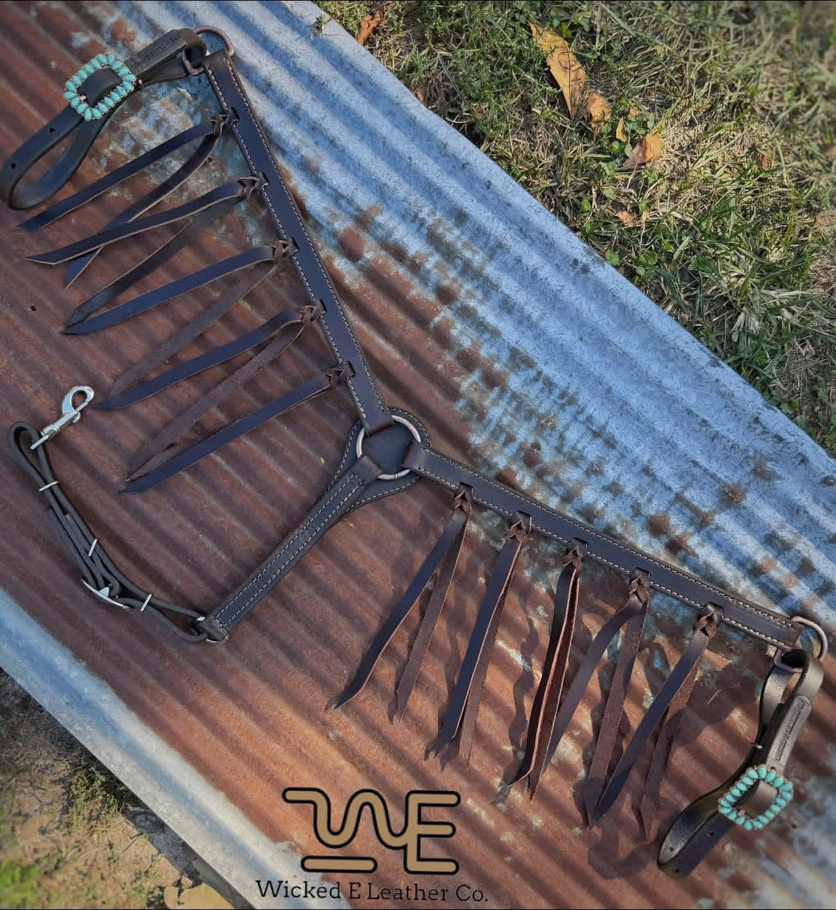 Plain Chocolate brown breast collar