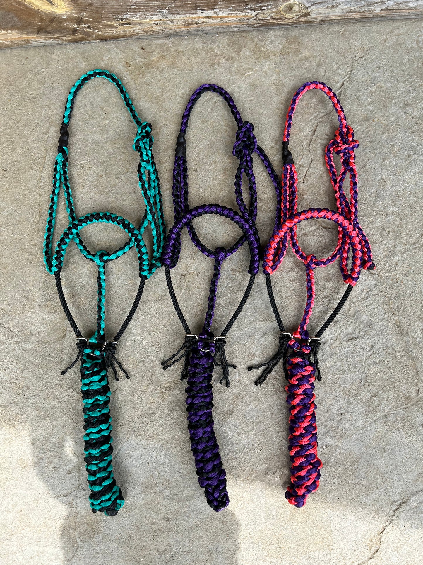 2 toned rope halters