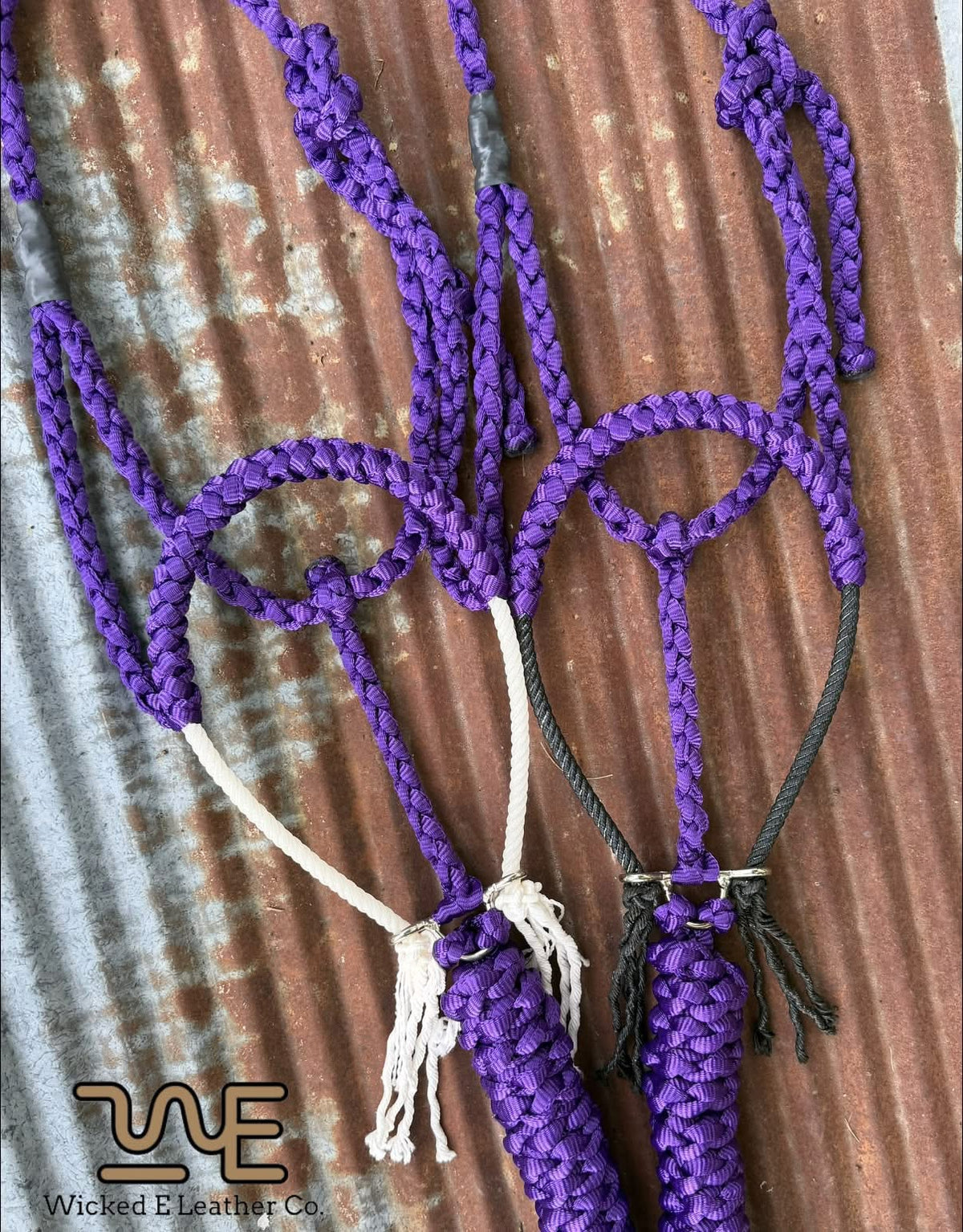 Purple Muletape Rope halter
