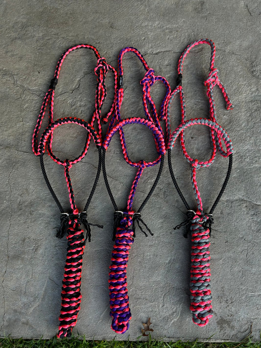 2 toned rope halters