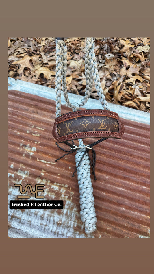Gray Cowgirl Rope halter