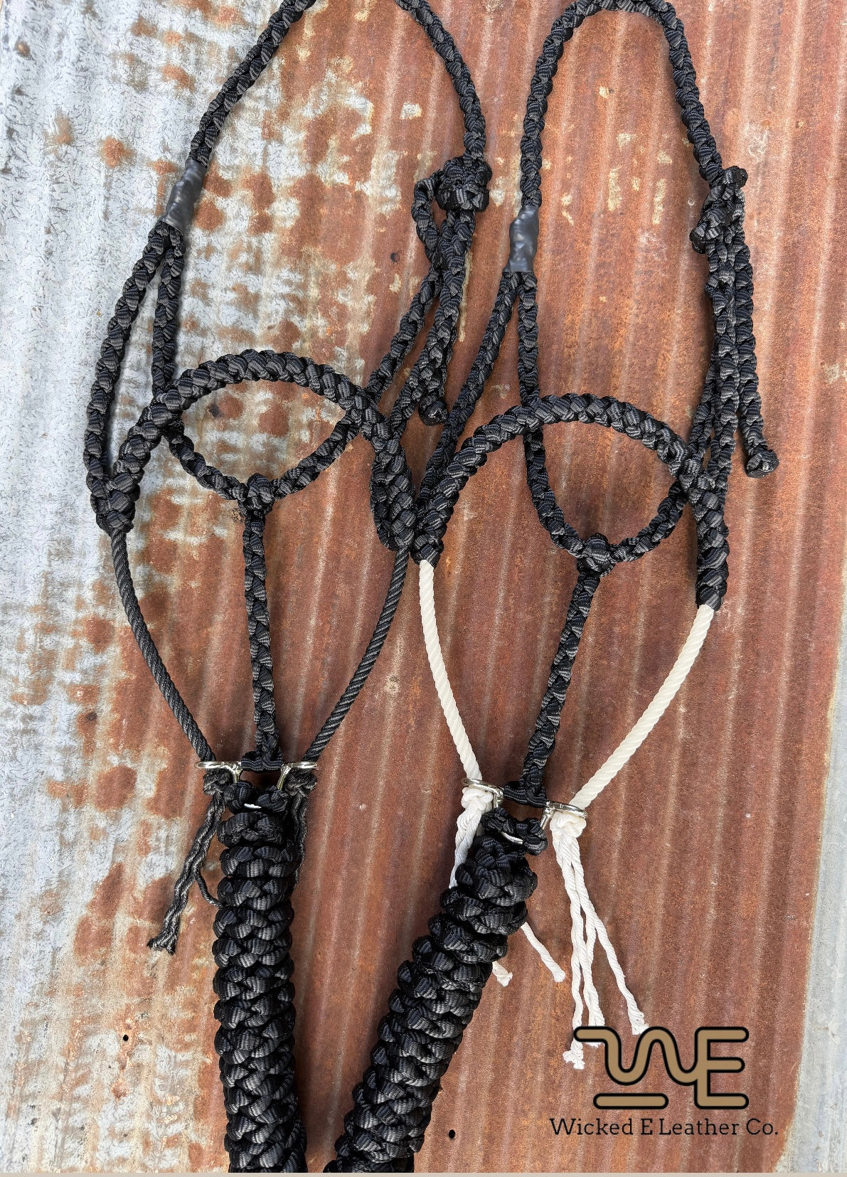 Black Muletape Rope Halters