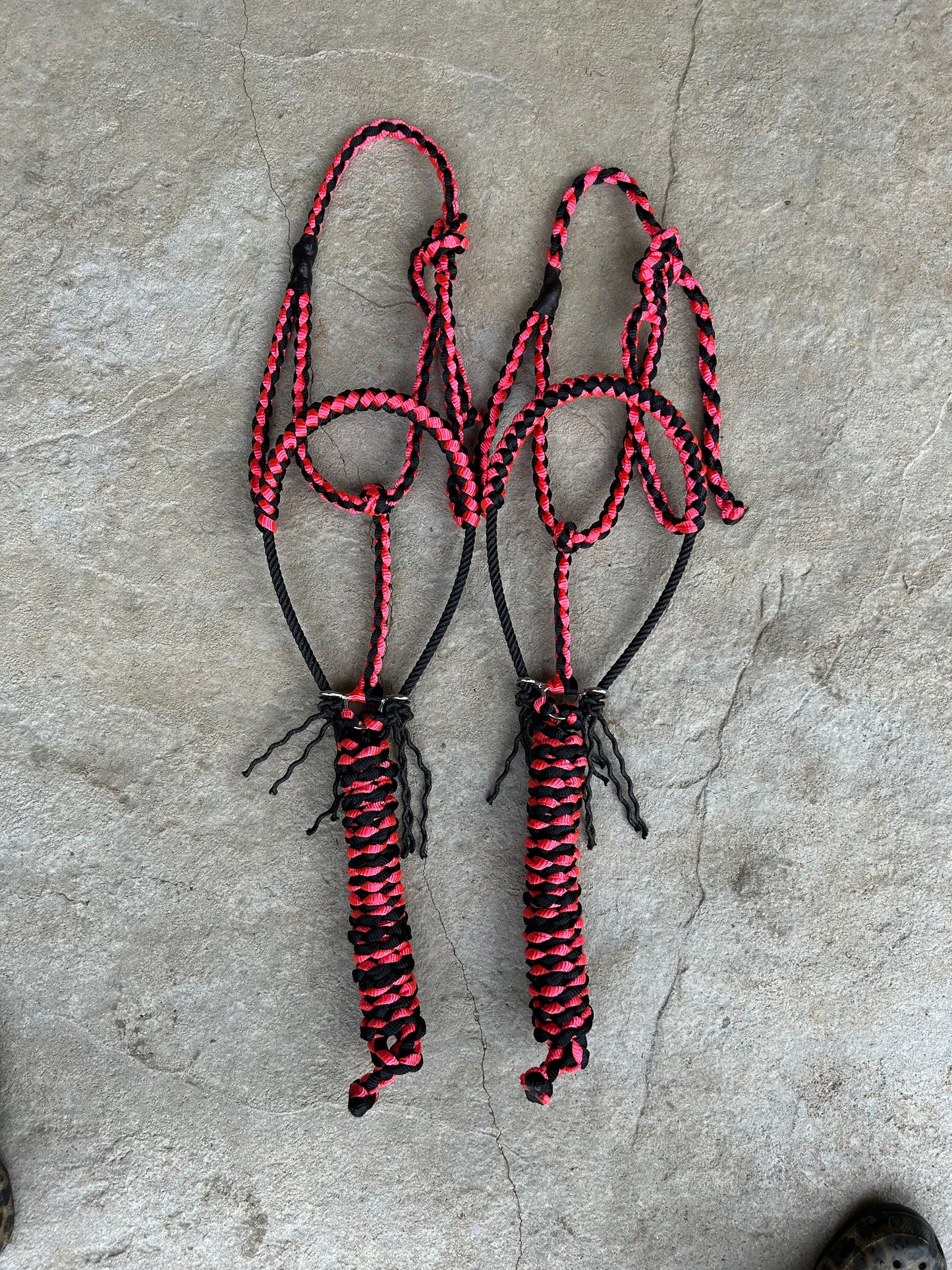 2 toned rope halters