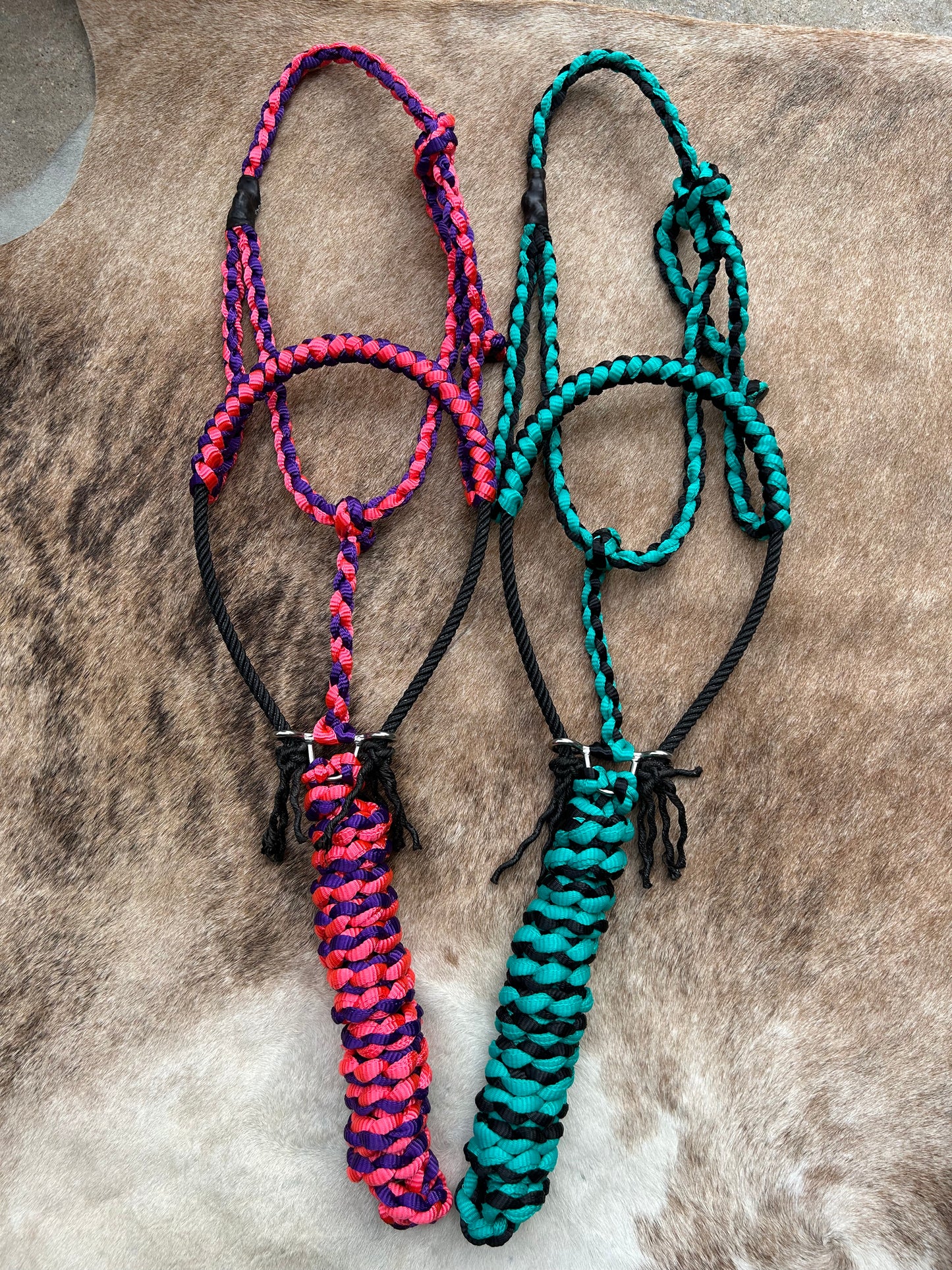 2 toned rope halters