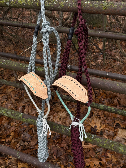 Buck stitch Rope Halters