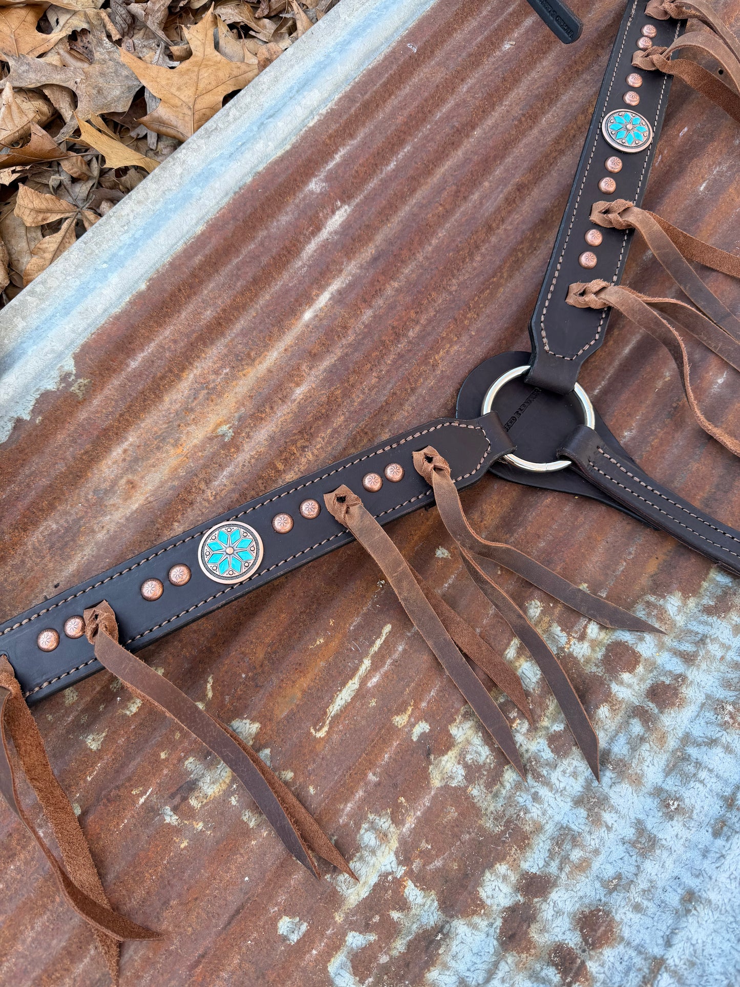 Turquoise Cactus Breast collar