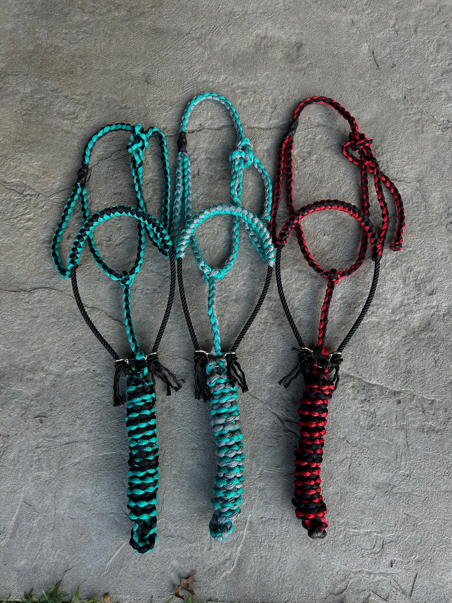 2 toned rope halters