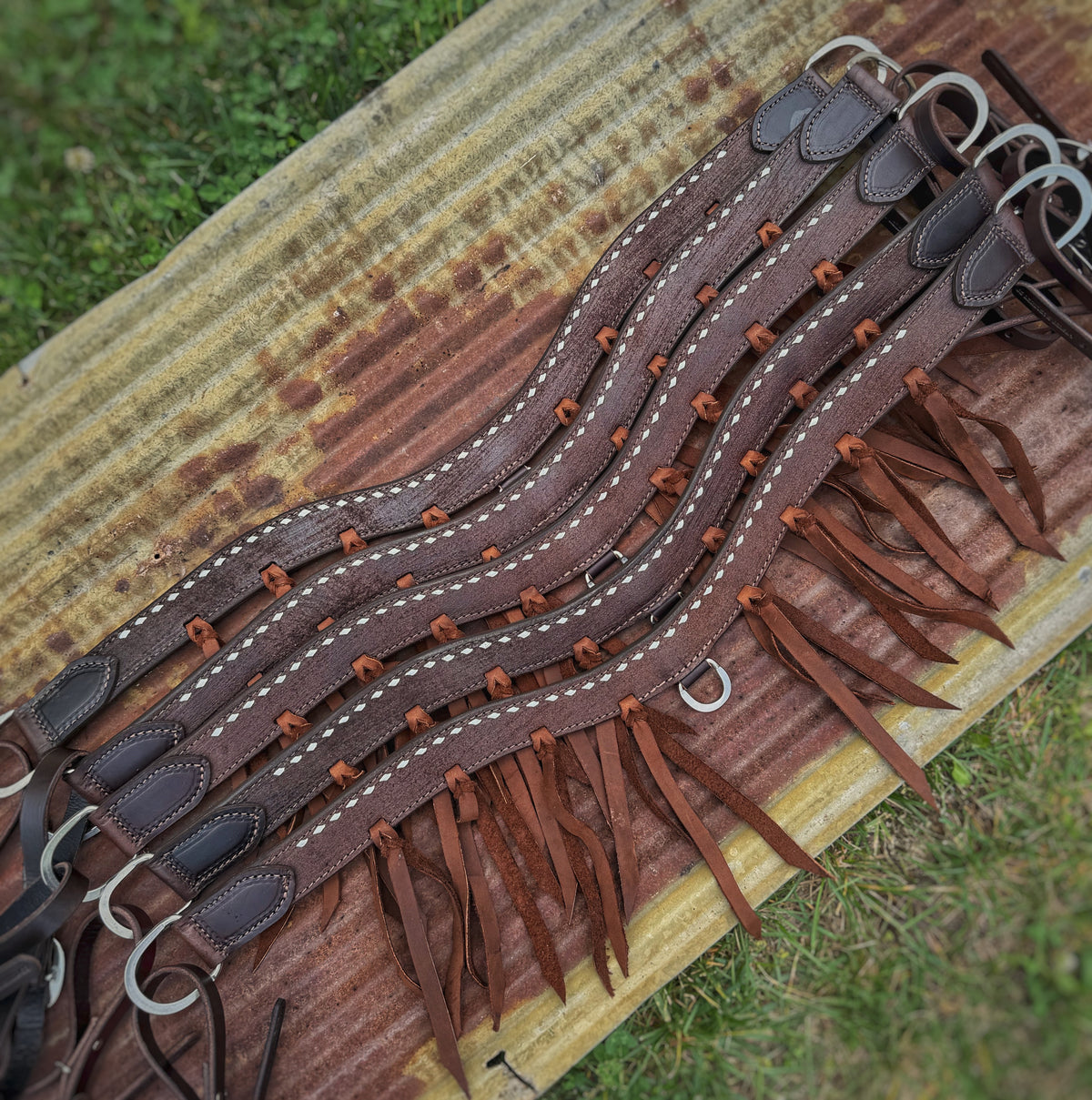 Chocolate Brown Narrow tripping collar – Wicked E Leather Co.