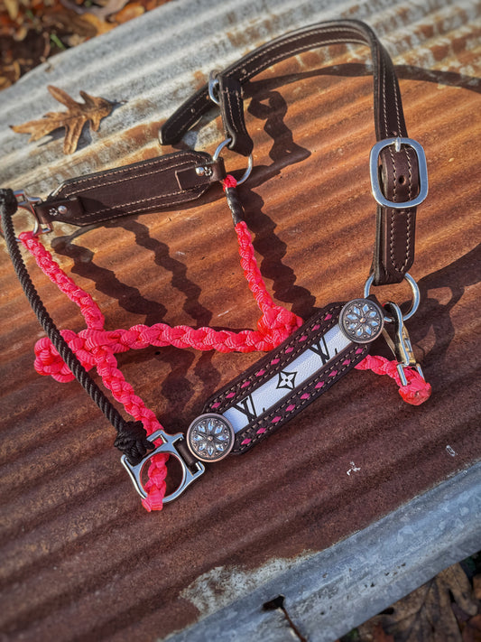 Pink Cactus Lux Working Hybrid Halter