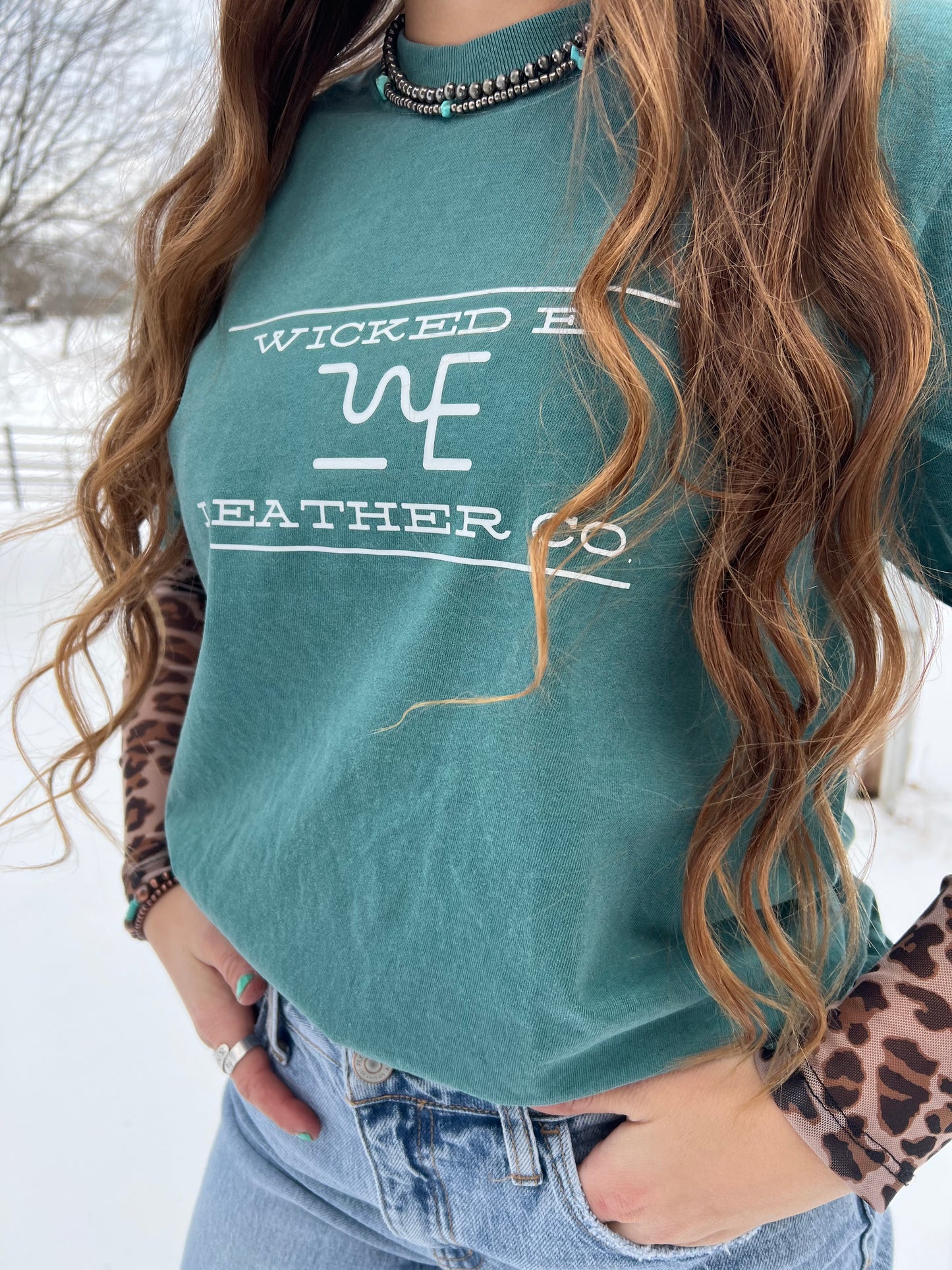 Teal Brand Tee Shirt