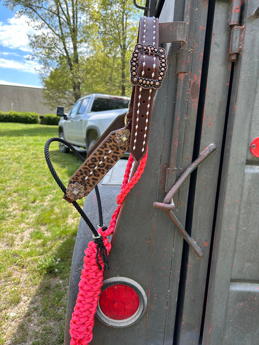 OG cheetah hybrid halter